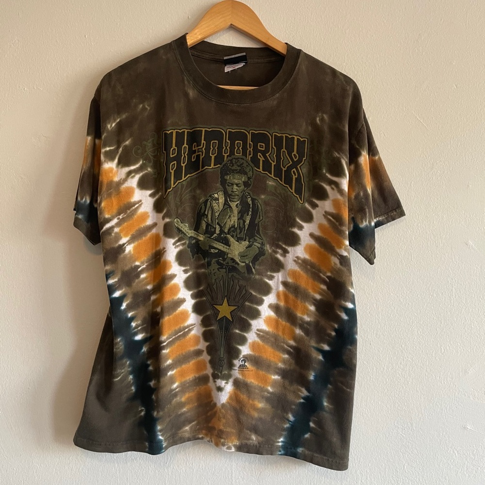 Authentic Tie dye “Jimi Hendrix” t-shirt